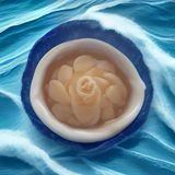 污导航资深内容编辑王浩然的照片，正在用平板电脑核查一条导航链接的内容质量，表情认真